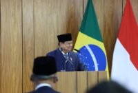 Pertemuan bilateral Presiden Indonesia Prabowo Subianto dengan Presiden Brasil Luiz Inácio Lula da Silva. (Dok. Tim Media Prabowo)