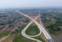Ruas strategis tol Medan–Kualanamu dipercepat penyelesaiannya usai suntikan modal Jasa Marga Rp1,9 triliun. (Dok. pu.go.id)
