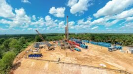 Rig pengeboran Pertamina Drilling memanfaatkan energi bersih dari flare gas untuk mengurangi emisi (Dok. Pertamina Drilling)